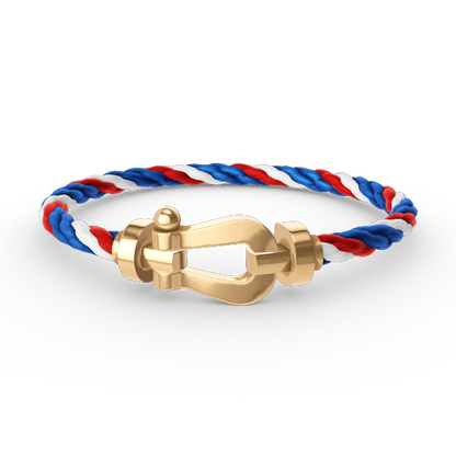 [Glow Jewelry]FORCE LARGE HORSESHOE NO DIAMOND BRACELET GOLD