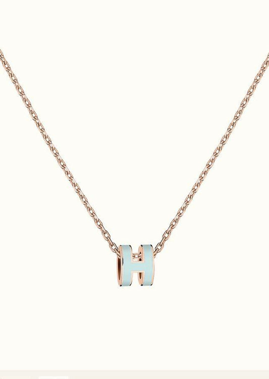 ¡®Glow Jewelry¡¯POP H LIGHT BLUE NECKLACE