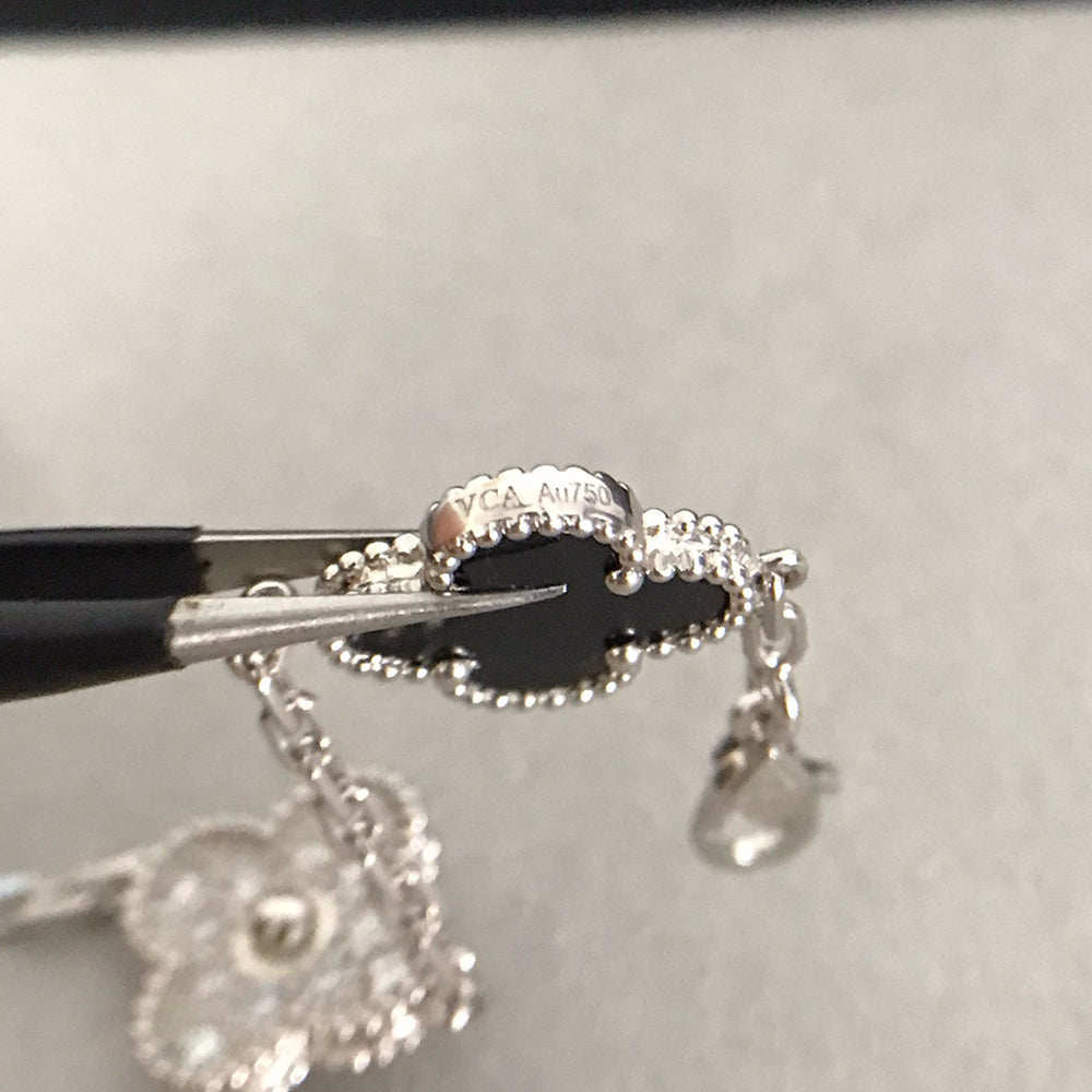 [Glow Jewelry]New CLOVER 5 MOTIF ONYXS BRACELET COLLECTION
