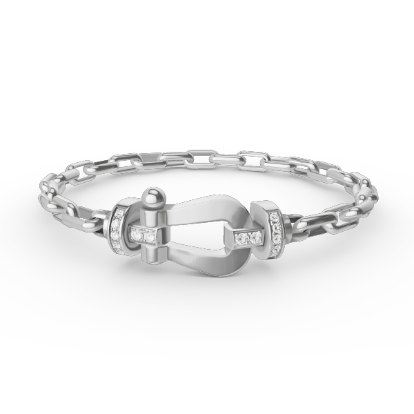 ¡®Glow Jewelry¡¯FORCE LARGE HORSESHOE CLASP  METAL BRACELET