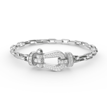 ¡®Glow Jewelry¡¯FORCE LARGE HORSESHOE CLASP  METAL BRACELET
