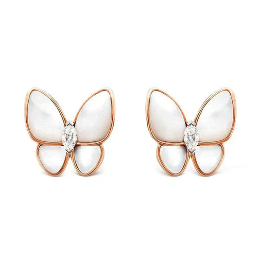 ¡®Glow Jewelry¡¯BUTTERFLY MOP DIAMOND EARRINGS