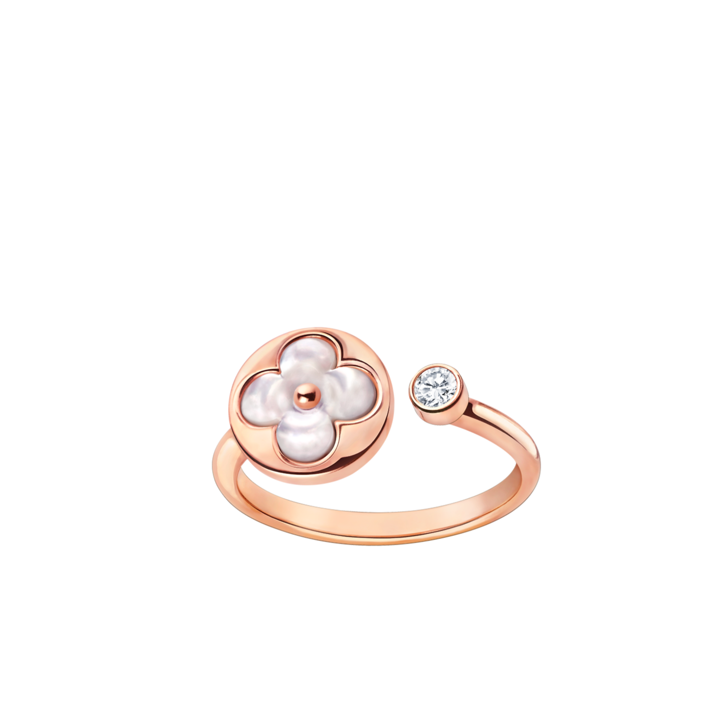 [Glow Jewelry]SUN 1 DIAMOND PINK MOP RING
