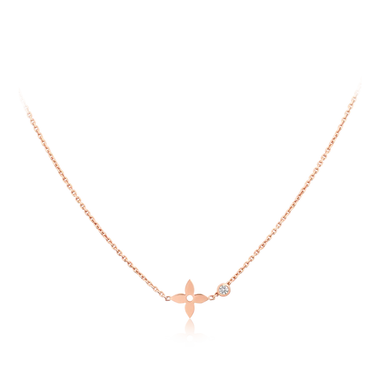 ¡®Glow Jewelry¡¯BLOSSOM PENDANT PINK GOLD AND DIAMOND