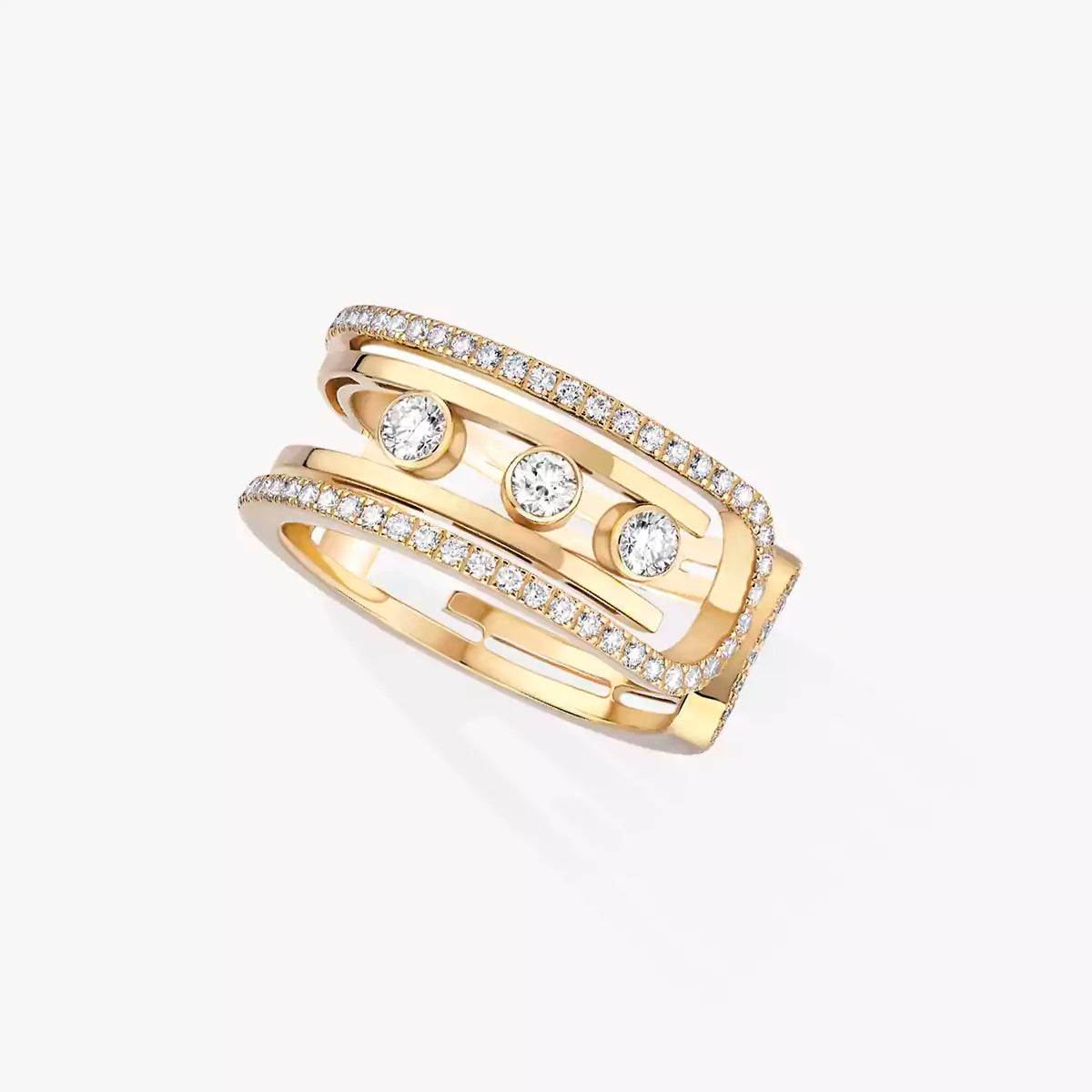[Glow Jewelry]Move 10th Diamond Ring in Gold