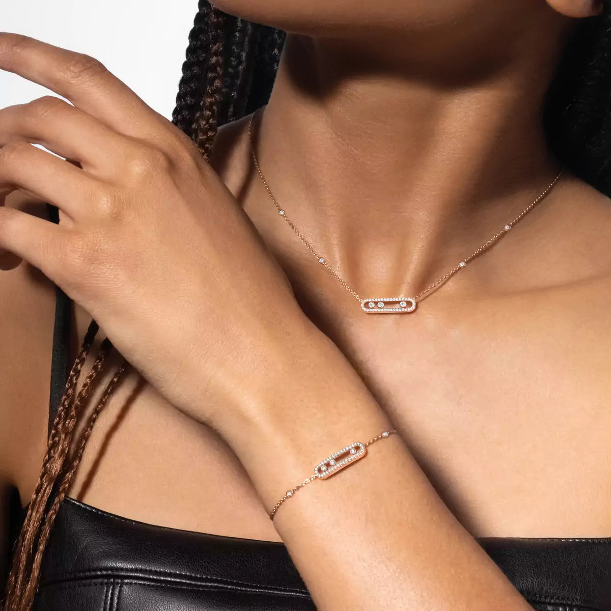 [Glow Jewelry]Pavé Baby Move Diamond Bracelet