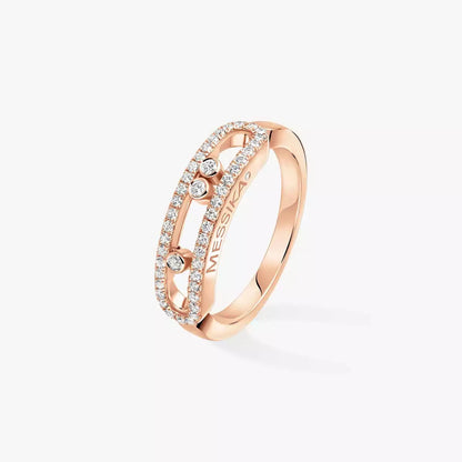 [Glow Jewelry] Baby Move Gold Diamond Pave_ Ring