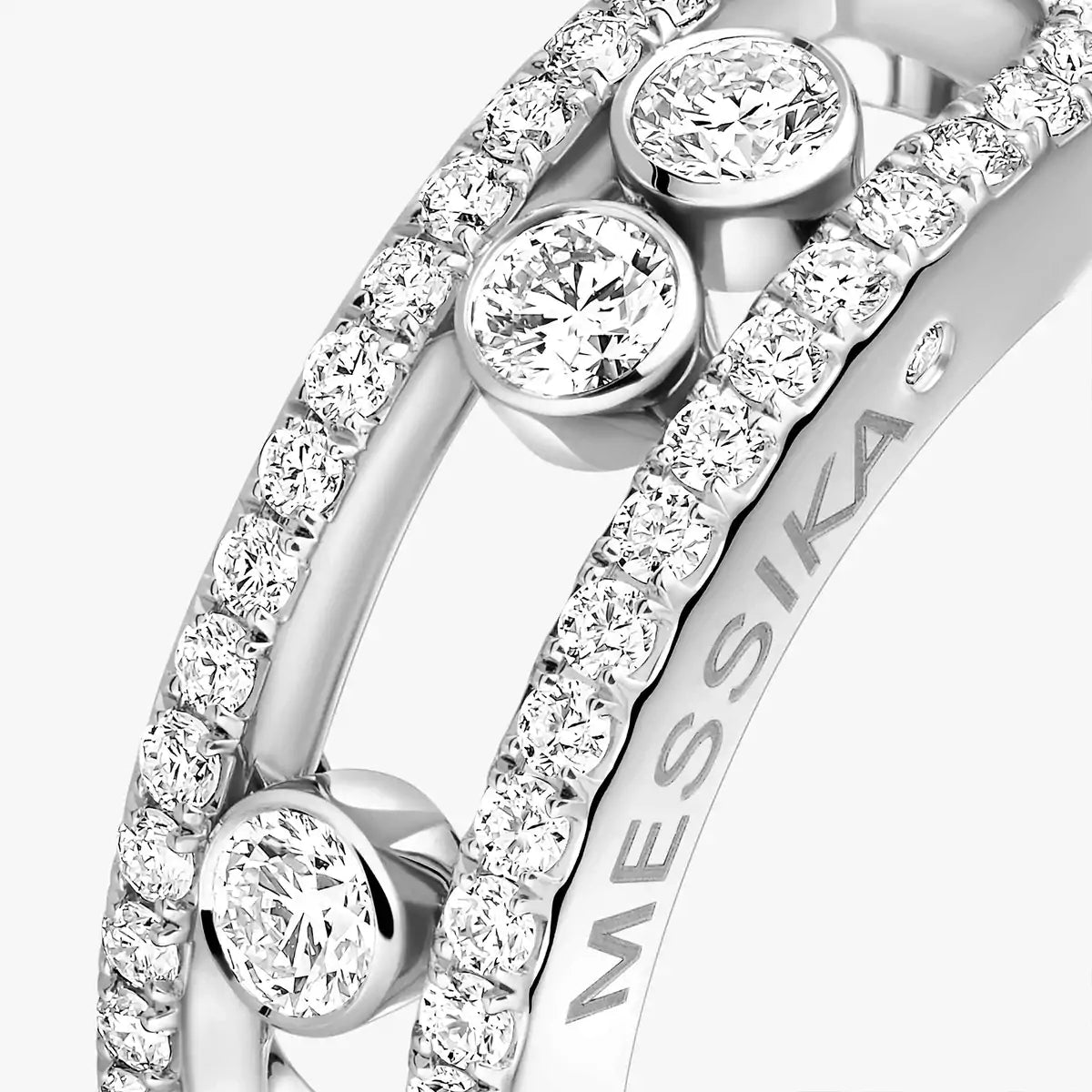 [Glow Jewelry] Move Gold Diamond Pave_ Ring