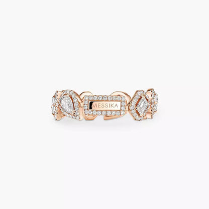 [Glow Jewelry]Diamond Wedding Ring My Twin