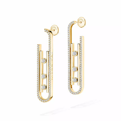 [Glow Jewelry]Diamond Pendant Earrings Move 10Th