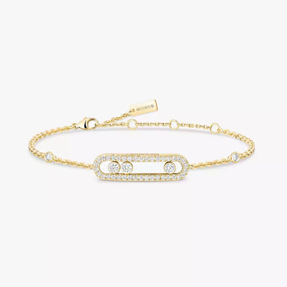 [Glow Jewelry]Pavé Baby Move Diamond Bracelet