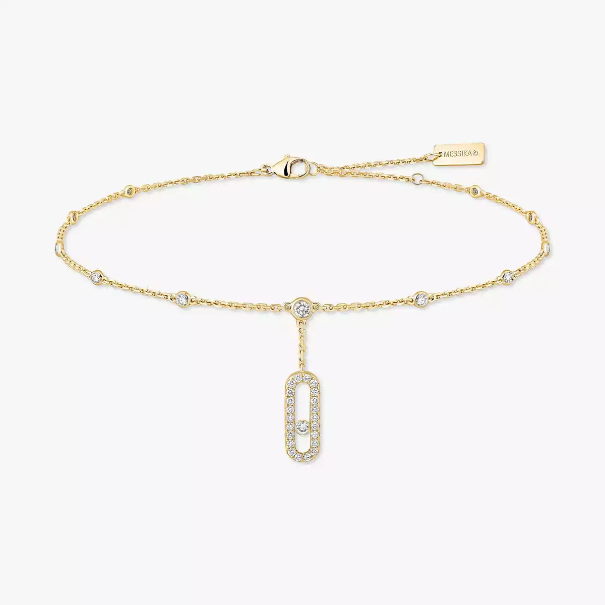 [Glow Jewelry] Move Uno pavé ankle bracelet