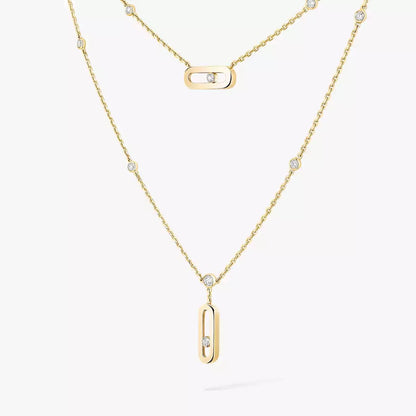 [Glow Jewelry] Move Uno Diamond Necklace