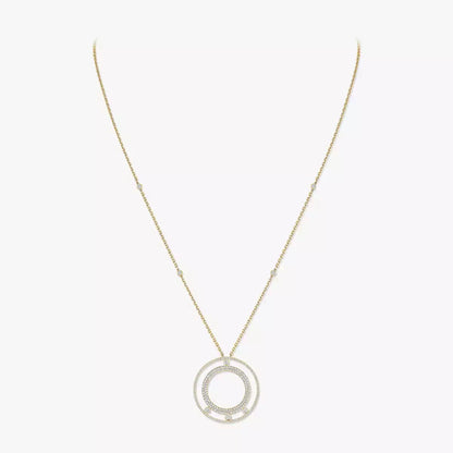 [Glow Jewelry]Move Romane Long Pave_-Set Diamond Necklace