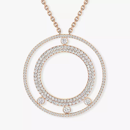 [Glow Jewelry]Move Romane Long Pave_-Set Diamond Necklace