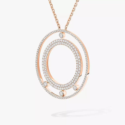 [Glow Jewelry]Move Romane Long Pave_-Set Diamond Necklace