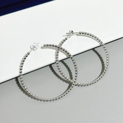 [Glow Jewelry] SMOOTH BEAD STUD EARRINGS