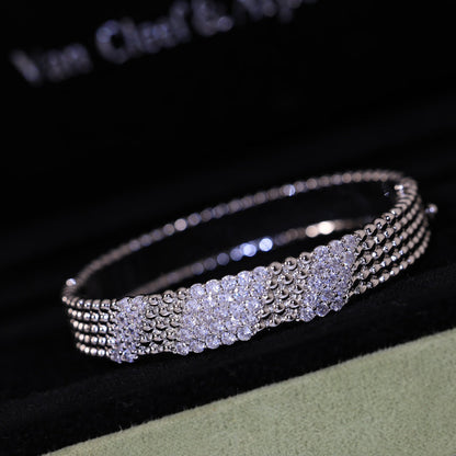 [Glow Jewelry]  FIVE-ROW DIAMOND BRACELET