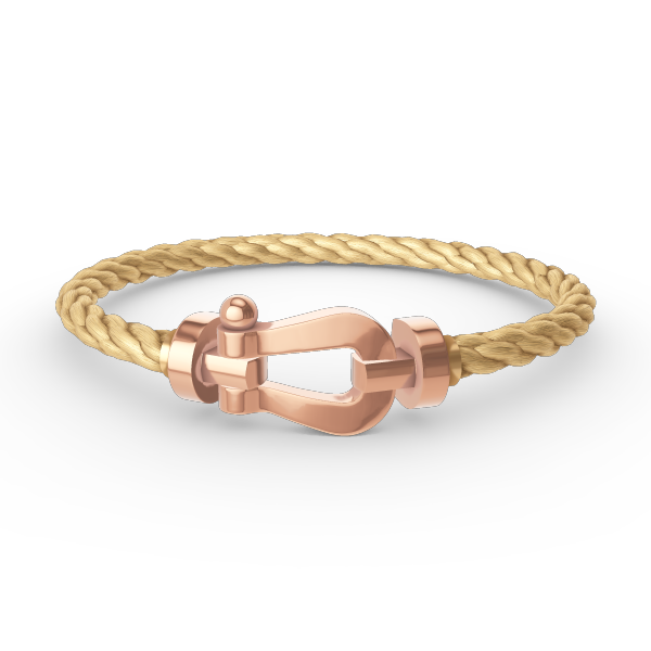 ¡®Glow Jewelry¡¯FORCE LARGE HORSESHOE NO DIAMOND BRACELET ROSE GOLD