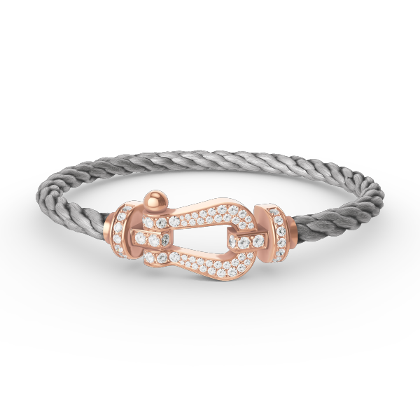 ¡®Glow Jewelry¡¯FORCE LARGE HORSESHOE FULL DIAMOND BRACELET ROSE GOLD