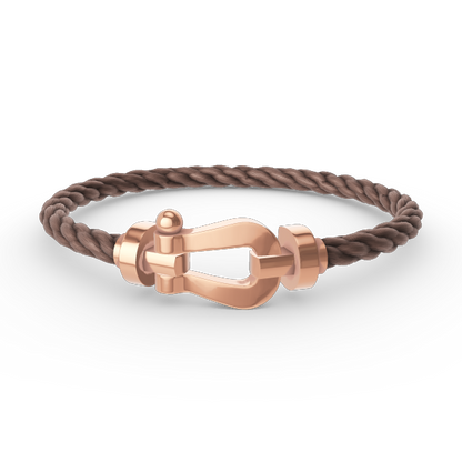 [Glow Jewelry]FORCE LARGE HORSESHOE NO DIAMOND BRACELET ROSE GOLD