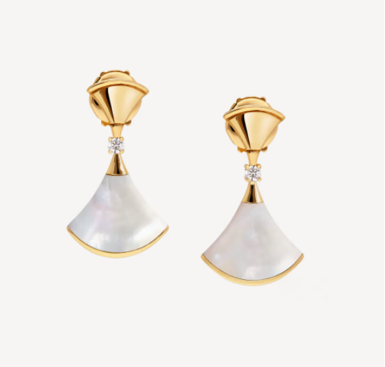[Glow Jewelry]DREAM MOP 1 DIAMOND EARRINGS