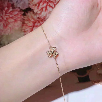¡®Glow Jewelry¡¯FRIVOLE GOLD FLOWER DIAMOND BRACELET