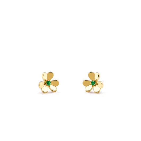 ¡®Glow Jewelry¡¯FRIVOLE  FLOWER MALACHITE EARRINGS
