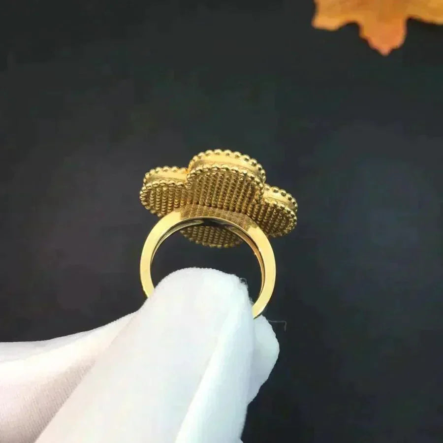 ¡®Glow Jewelry¡¯CLOVER MALACHITE RING