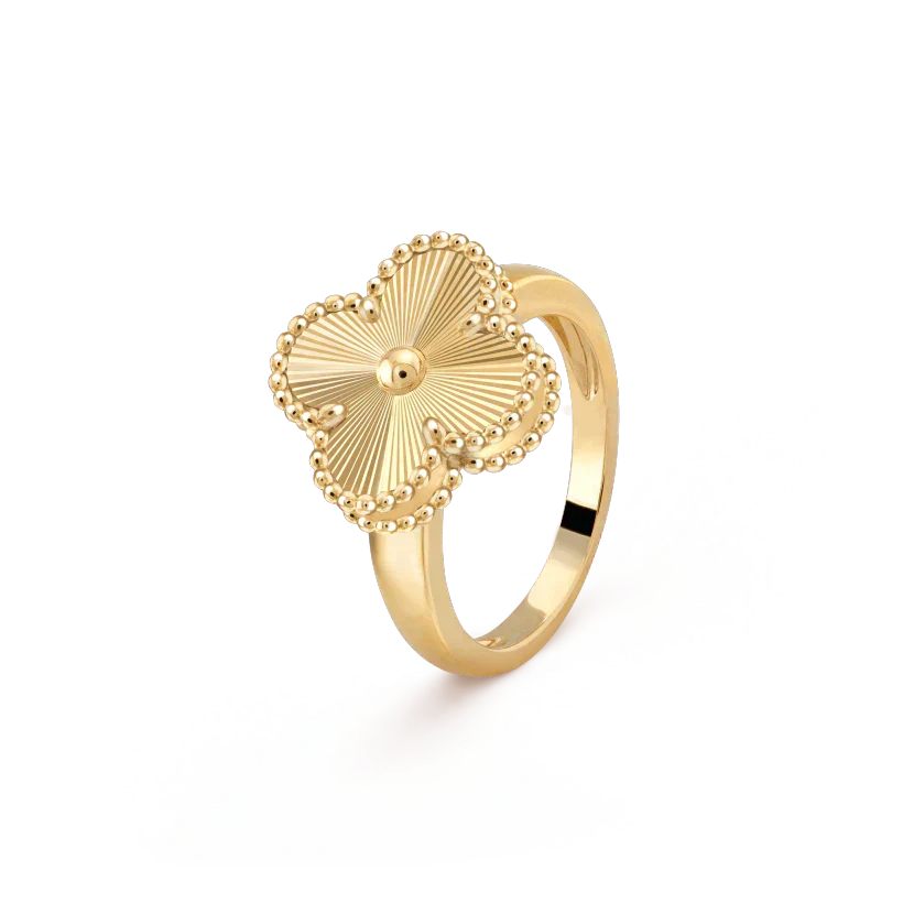 ¡®Glow Jewelry¡¯CLOVER GOLD RING
