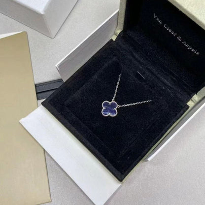 ¡®Glow Jewelry¡¯CLOVER 15MM PIETERSITE NECKLACE SILVER