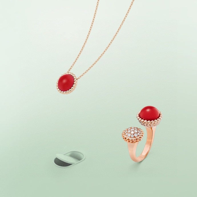 ¡®Glow Jewelry¡¯PERLEE COULEURS DIAMOND ROSE GOLD BETWEEN THE FINGER RING