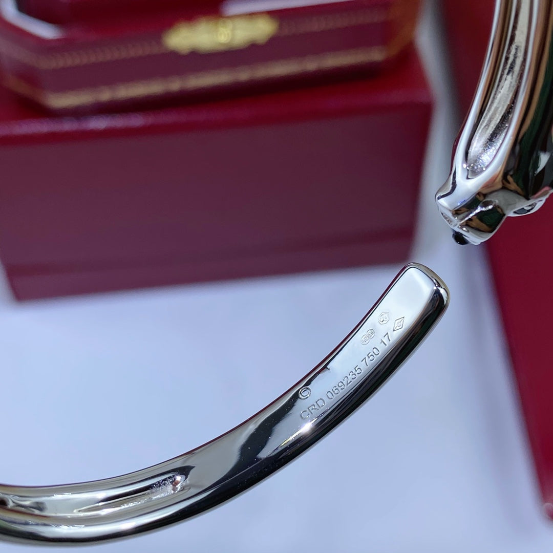 ¡®Glow Jewelry¡¯PANTHERE SILVER OPEN BRACELET