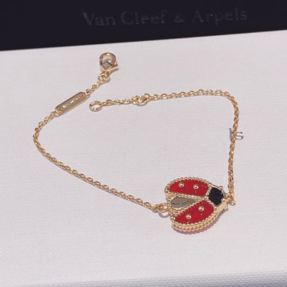 ¡®Glow Jewelry¡¯LUCKY SPRING 1 MOTIF PINK GOLD BRACELET