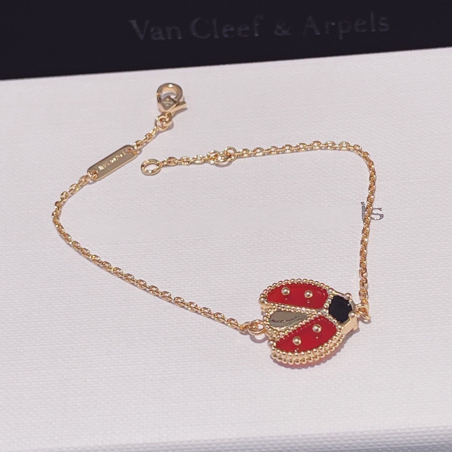 [Glow Jewelry]LUCKY SPRING 1 MOTIF PINK GOLD BRACELET