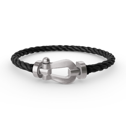 ¡®Glow Jewelry¡¯FORCE LARGE HORSESHOE NO DIAMOND BRACELET SILVER