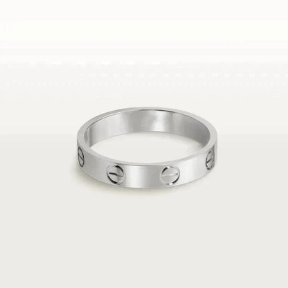 ¡®Glow Jewelry¡¯LOVE RING 4MM 1 DIAMOND SILVER
